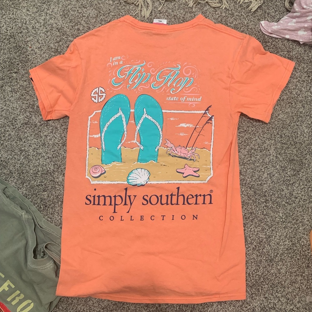 simply southern beach tshirt